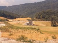 New road to the town of Cumberland Gap.